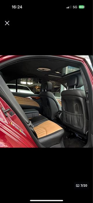 MERCEDES BENZ E500 V8 2007 387 CVS ROJO DESIGNO 