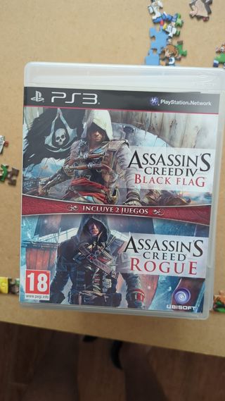 PS3: Assassin's Creed IV Black Flag + Rogue