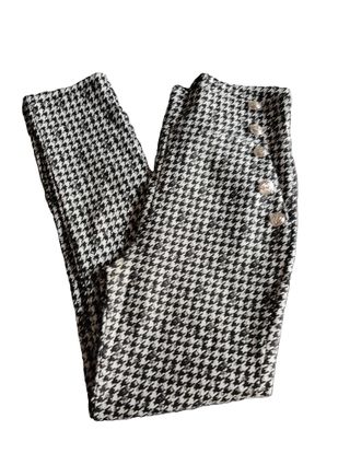 Pantalón pata de gallo blanco & negro