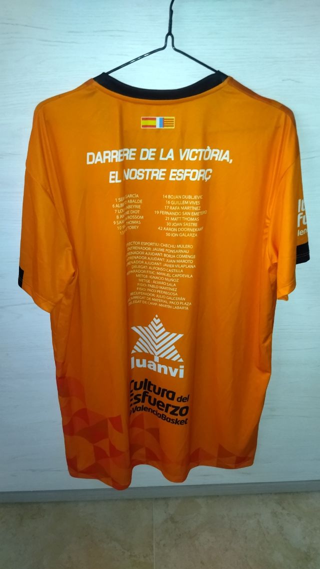 Camiseta Valencia Basket Eurocup 2019