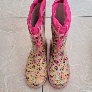Stivali pioggia fiori - bimba