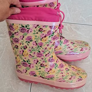 Stivali pioggia fiori - bimba