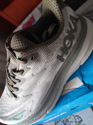 Hoka Clifton 9- Zapatillas Gris Oliva