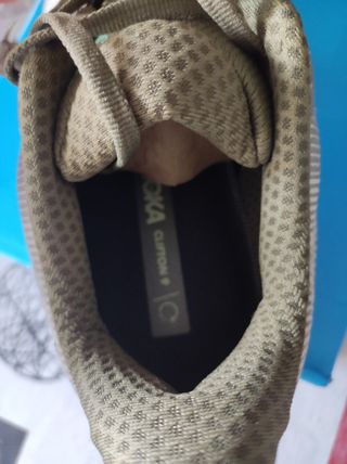 Hoka Clifton 9- Zapatillas Gris Oliva