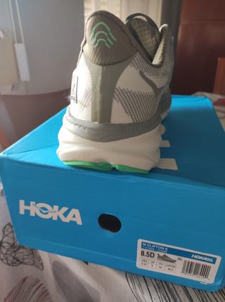 Hoka Clifton 9- Zapatillas Gris Oliva
