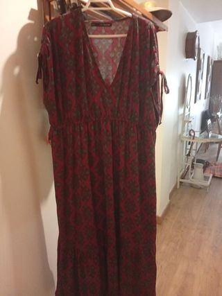 Vestido Sfera L - Rojo y Verde