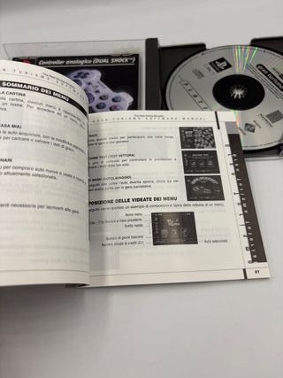 GRAN TURISMO PLAYSTATION 1 PAL ITA COMPLETO 