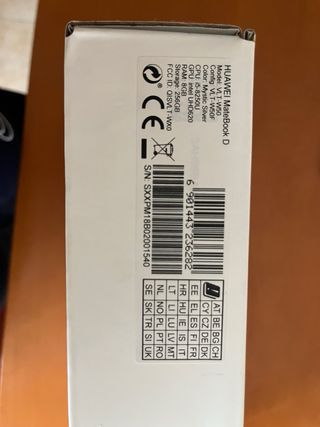 Huawei Matebook D - Portátil Plata