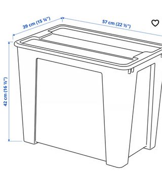 Cajas almacenaje Ikea (4+1 de REGALO) 