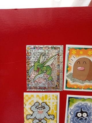 6 Cromos Pokémon Val
