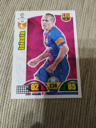 5 Cromos Iniesta: Ediciones Variadas