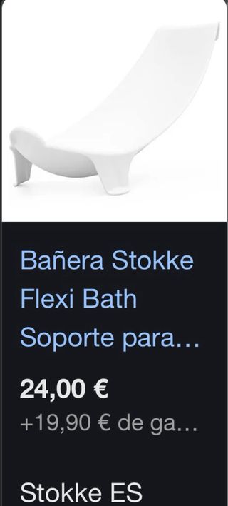 Soporte bebés bañera STOKKE Flexibath