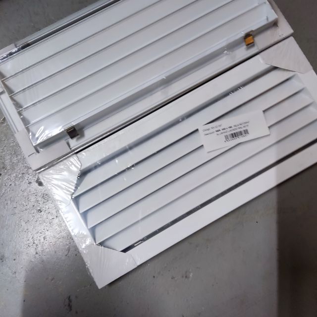 2 Rejas retorno aire blanco