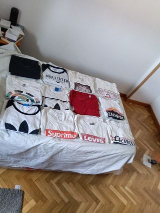 12 camisetas de marca