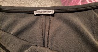 Pantaloni eleganti - Lana - Verde oliva