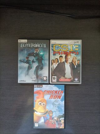 Juegos PC: Star Trek, CSI Miami, Chicken Run