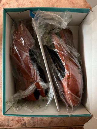 Zapatos Mendvil marrones señora