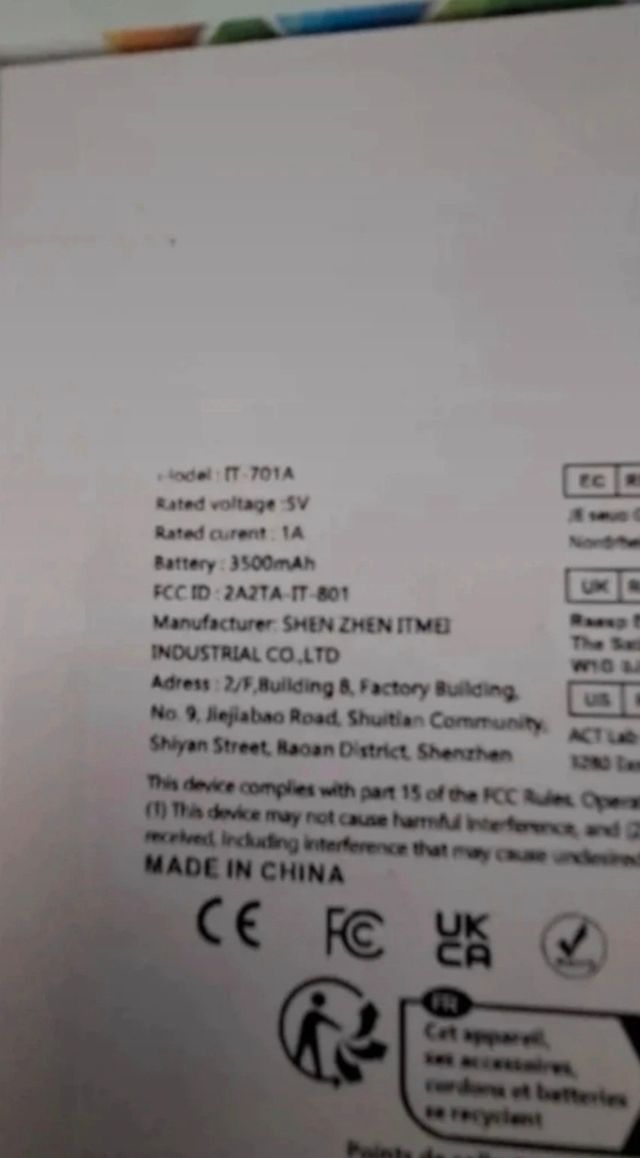 Tablet 7", de 32 GB, con funda color rosa