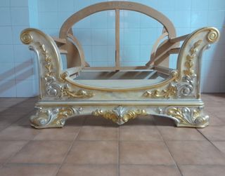 Divano monoposto in stile Luigi XV