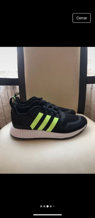 Zapatillas Adidas - Negras/Verde