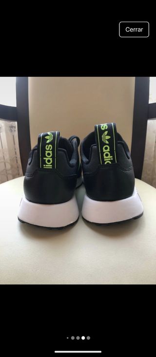 Zapatillas Adidas - Negras/Verde