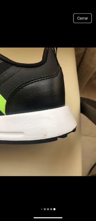 Zapatillas Adidas - Negras/Verde