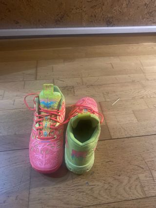 Zapatillas Baloncesto Rosa-Amarillo