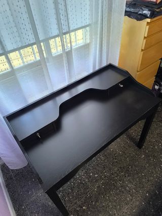 Escritorio madera negro