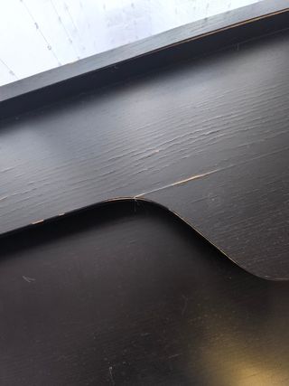 Escritorio madera negro