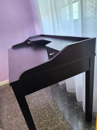 Escritorio madera negro