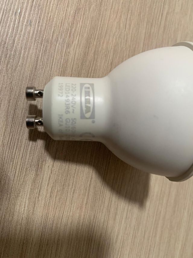 3 Apliques LED pared - naranja/plata