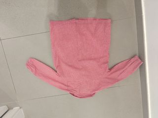 Bata niña niño cuadros roja