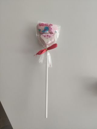 Piruleta nube corazones
