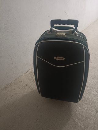 Maleta viaje ZU'S - Negra/Verde