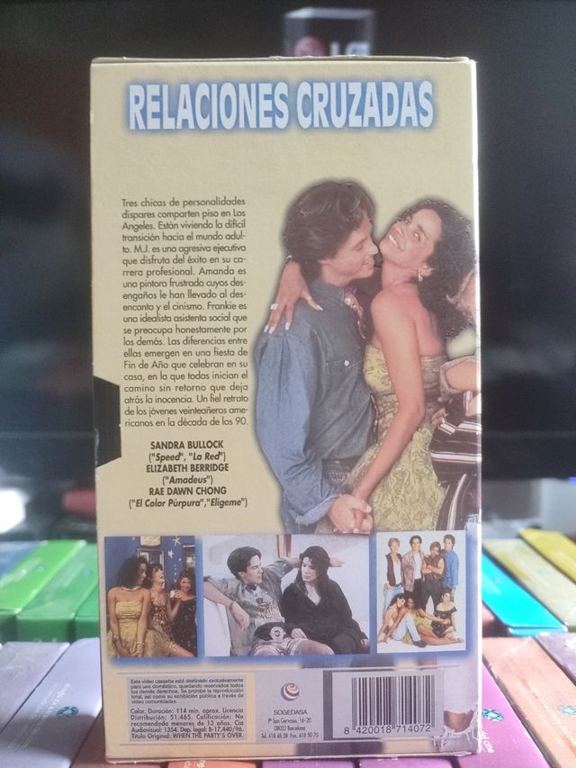 VHS Relaciones Cruzadas - Sandra Bullock