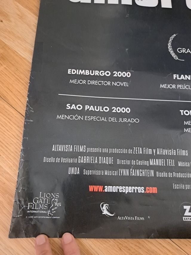 Póster Amores Perros