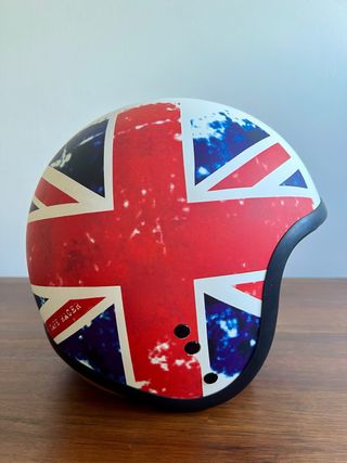 Casco Jet Cafe Racer Union Jack taglia 58 (M)