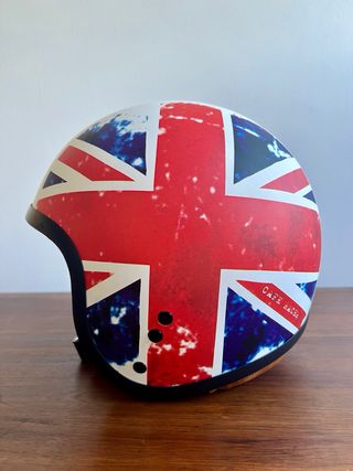 Casco Jet Cafe Racer Union Jack taglia 58 (M)