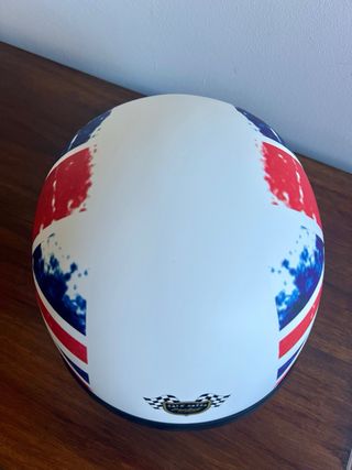 Casco Jet Cafe Racer Union Jack taglia 58 (M)