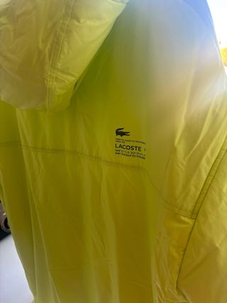 Chaquetón Lacoste Amarillo - Abrigo impermeable