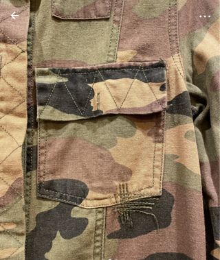 Cazadora militar camuflaje