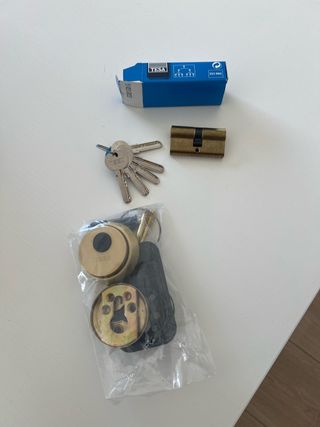 Bombín Tesa + escudo seguridad