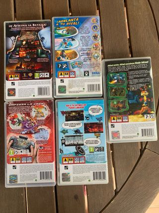 5 Juegos PSP - Lego Harry Potter, Sonic Rivals...