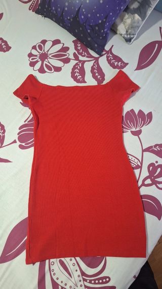 Vestido corto rojo 