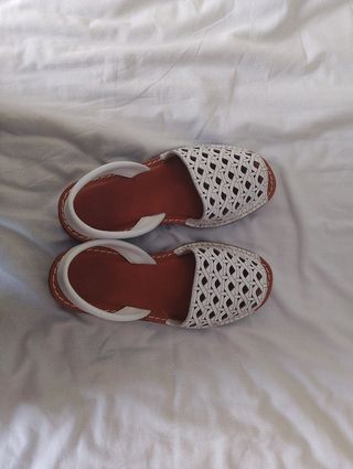 Sandalias blancas mujer talla 39