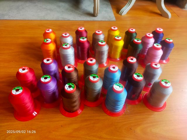 Hilos Serafil - 30 carretes Varios colores