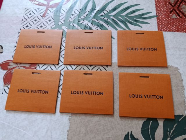6 Cartoncini Louis Vuitton + Nastri