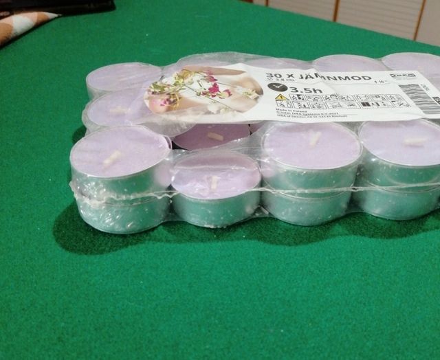 28 Candele Tè Viola JÄN NMOD IKEA