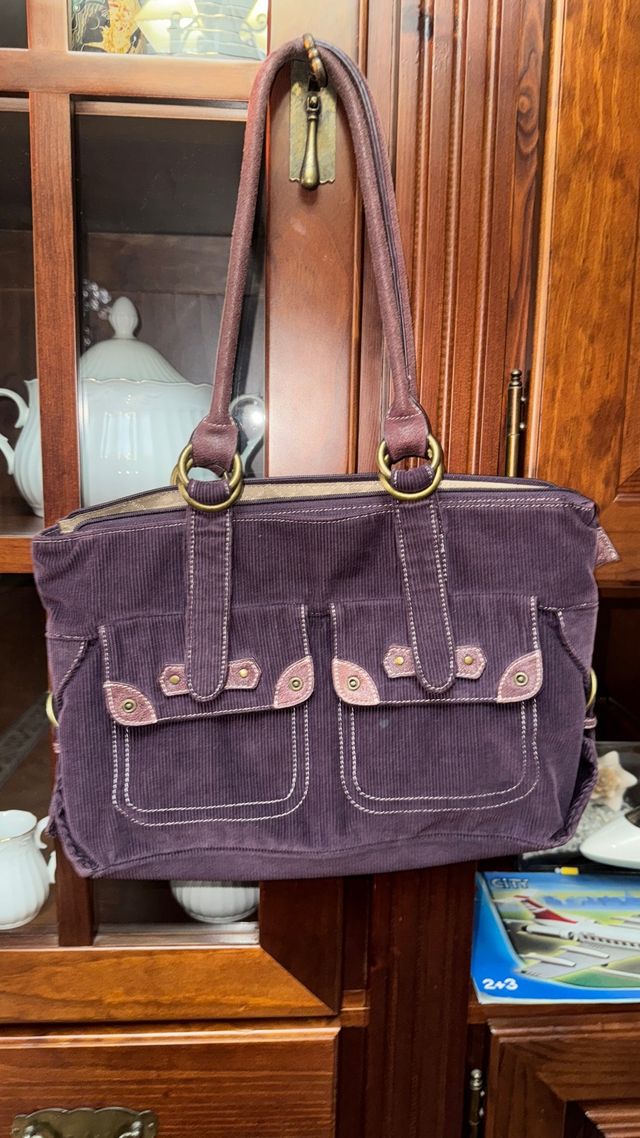Bolso bandolera morado