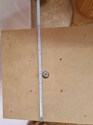 Pie de mesa madera haya, sin pintar